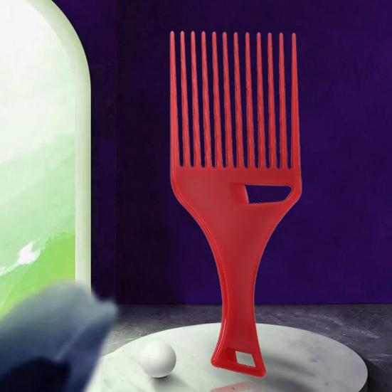 Yousheng Men Texturizing Comb Easy to Use Lightweight PP Hair Salon Hollow Fork Comb for Daily Life