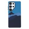 For Samsung Galaxy S25 Ultra Magnetic Case Water Transfer Printing Metal Frame PC Phone Back Cover