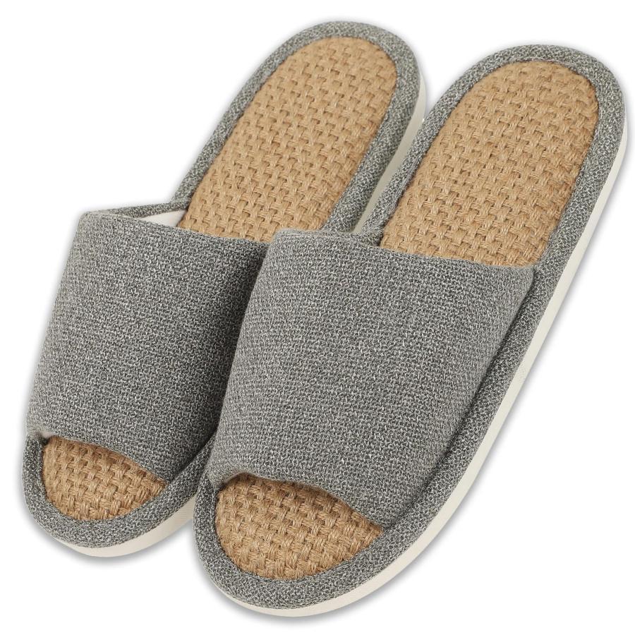 

Slippers Indoor Washable Quiet Anti-slip All Seasons Hemp Linen