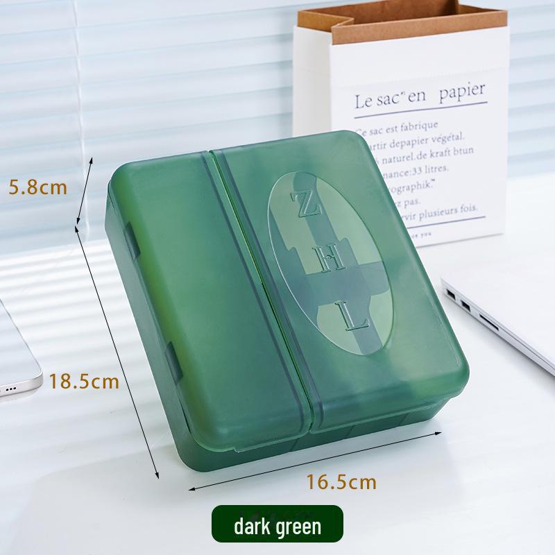 

Прозрачный настольный органайзер Oxford Tree зелёный