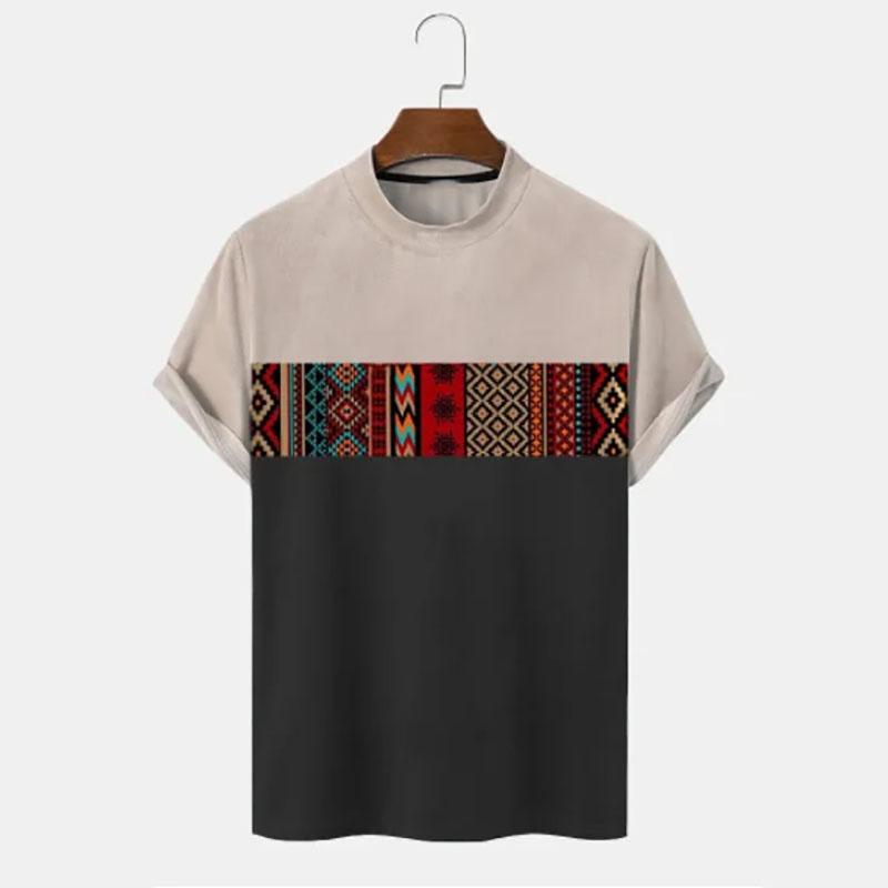 T-shirts graphiques Totem Vintage Mode Impression 3D Été Homme Femme Manches Courtes T-shirt Oversize Harajuku Hauts T-shirts Vêtements Homme