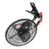8in Car Cooling Fan Cigar Lighter Powered Black Quiet Metal Clip On Fan for Car Truck SUV RV Boat Bus DC24V