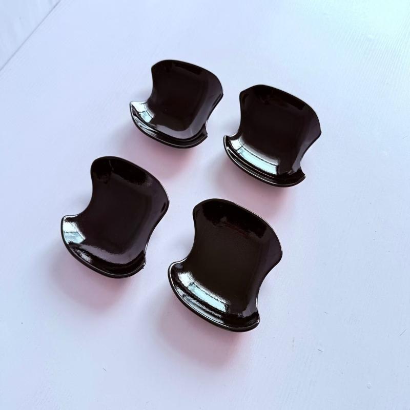 For Toyota Grand Highlander 2024 2025 ABS Carbonfiber  Side Door Handle Cover Trim Door Bowl Cap Sticker Protector Accessories