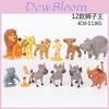 12pcs Movie The Lion King Simba Cake Toppers Action Figure Doll Set Kid Toy Gift Educational And Engaging Collection For Children And Collectors