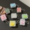 Applicable To Apple Airpods3/4 Generation Epoxy Glitter Bow Bluetooth Headset Cover Airpodspro Protective Case