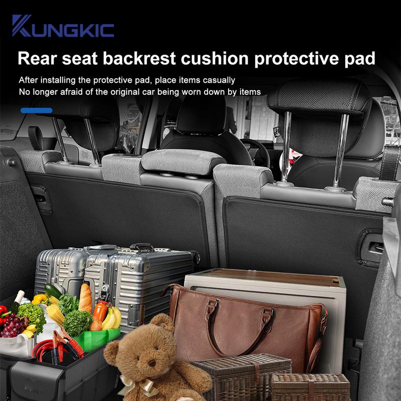 PU Leather Rear Seat Anti-Kick Protective Mat Anti-Dirt Pad For Mini Cooper S Aceman J05 2024-2025 Interior Accessories