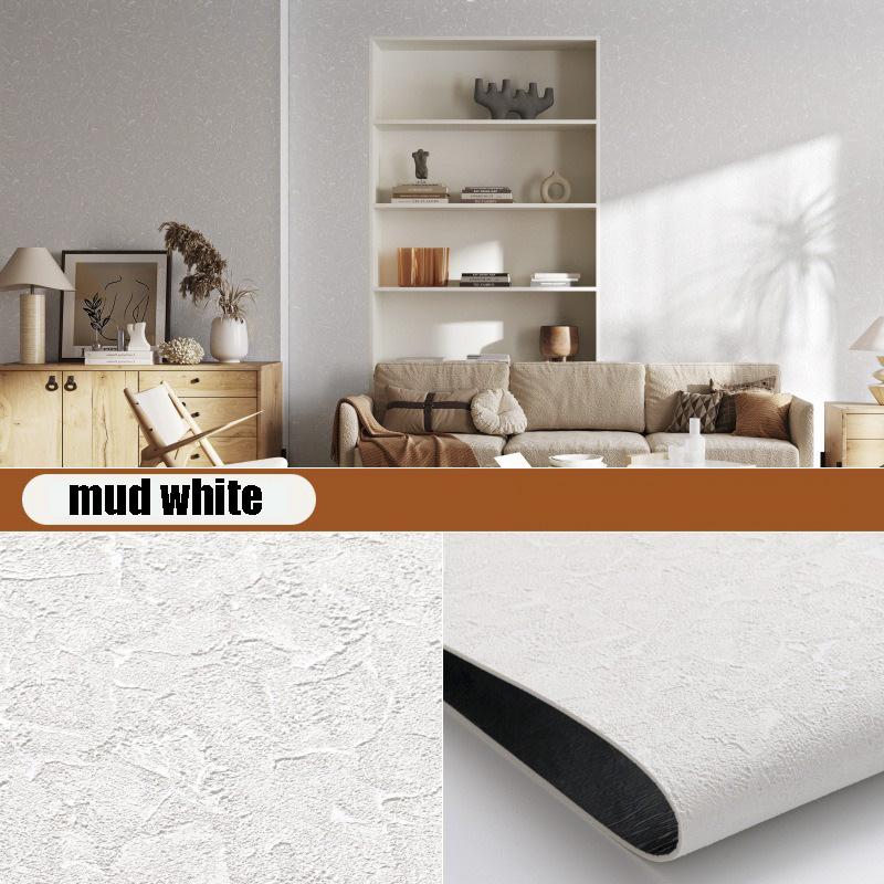 Moderner Industriestil Selbstklebende Vinyltapete Wasserdicht Abnehmbar Zementmuster Kontaktpapier für Wohnzimmerdekor