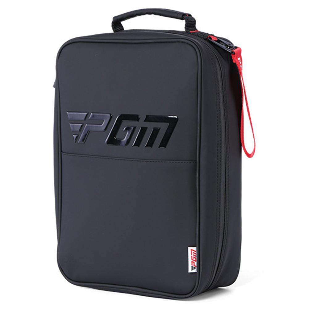 Golf Shoe Bag Golf Shoe Carry Bag with Ventilation Travel Shoes Case Lightweight Golf Shoes Carry Tote Bag for Outdoor Sports чёрный