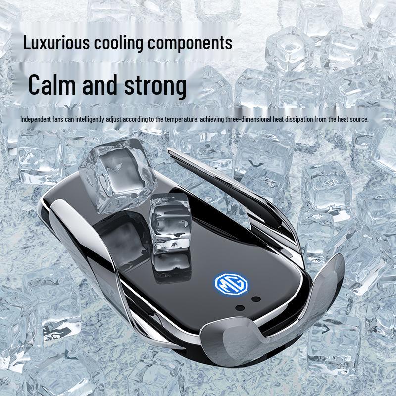 Compatible MG Car Wireless Fast Charging Phone Holder for MG3, MG6, ZS, EZS, HS, ONE Models.