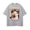 Certified Funny Cat Meme Tshirt with Humorous Cat expressionsUnisexs Summer Fashion Oversized Tshirt