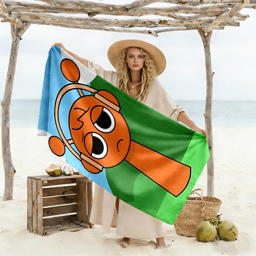 Sprunk Love Adventure Beach Towel High Absorbency & Quick-Dry Comfortable Lightweight Suitable for Swimming, Gym, Camping, Yoga Vacation