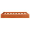 Dog Bed Wax Brown 72 x 54 x 9 cm Solid Pine Wood