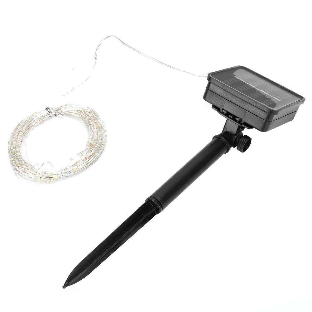 100LED Chips Solar Powered Light String for Garden Yard Festivals Party Decoration 10m