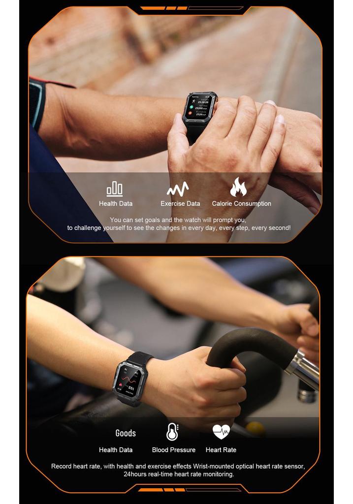 C20PRO DaFit 1.83" Chamada Bluetooth Smartwatch Esportivo IP68