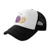 Mesh Dad Hat Adjustable Washed Snail Watercolor Baseball Dad Cap Funny Distressed Ball Trucker Caps for Women Unisex Unisex