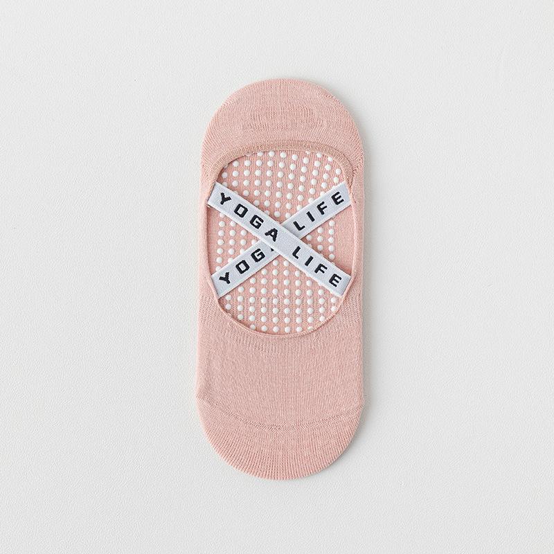 Yoga Socks, Anti-slip Women's Boat Socks, Summer Cotton-containing Antibacterial and Deodorizing Dance Fitness Socks, Pilates Sports Socks