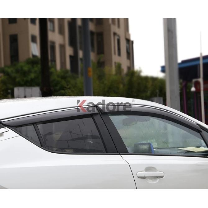 For Toyota C-HR CHR 2016-2020 2021 2022 Window Deflector Sun Rain Visor Awnings Shelter Window Deflectors Guards Accessories
