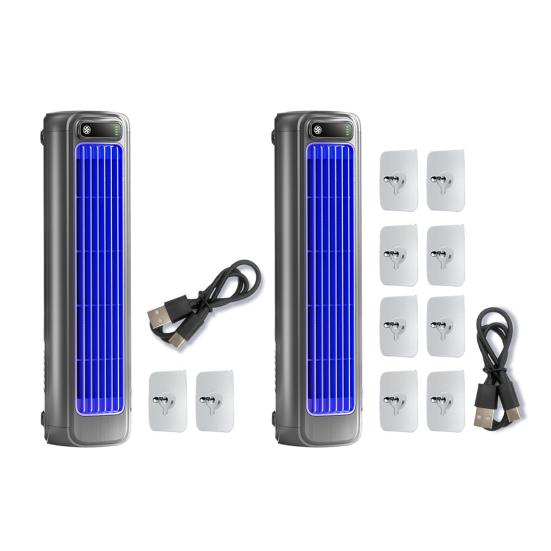 Portable Air Conditioner, High-Speed Quiet Desk Fan with 3 Speeds & Long Battery Life, Wall Mount Air Cooler for Bedroom Office Home