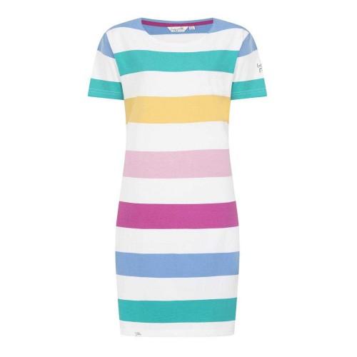 Lazy Jacks Womens/Ladies Striped T-Shirt Dress