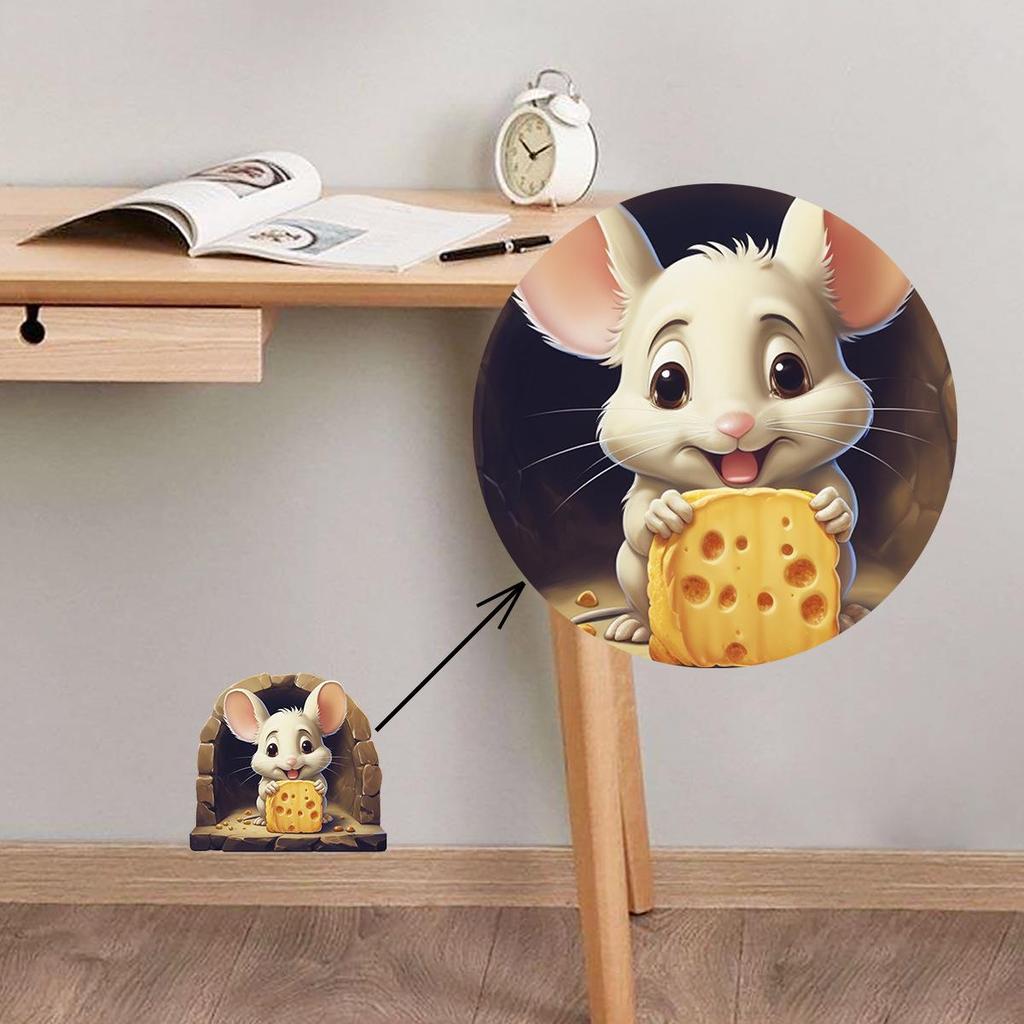 Creative Cartoon Wall Stickers for Staircase and Corridor, Self-Adhesive.