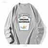 Mayonnaise Halloween  Costume Family Matching Ketchup T Shirt vintage Washed fashion streetwear homme Slightly