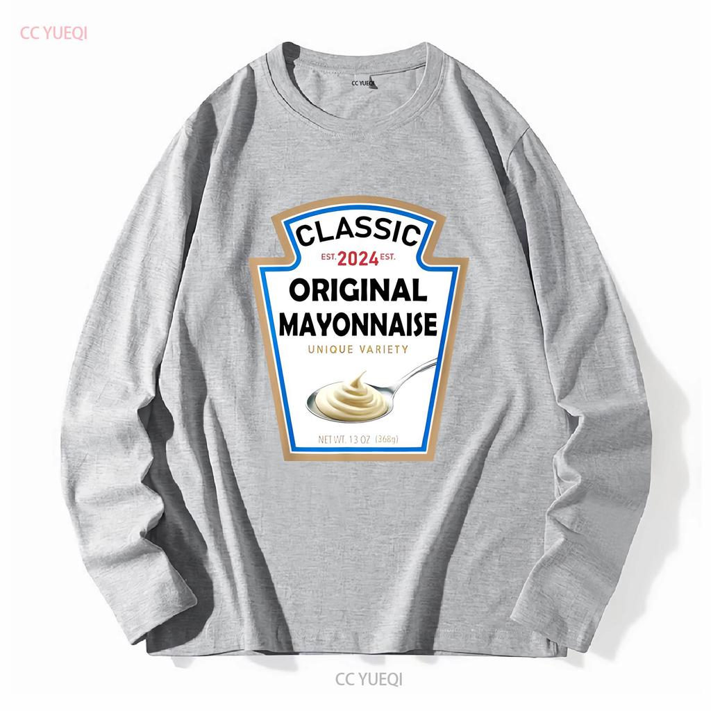 Mayonnaise Halloween Costume Family Matching Ketchup T Shirt vintage Washed fashion streetwear homme Slightly