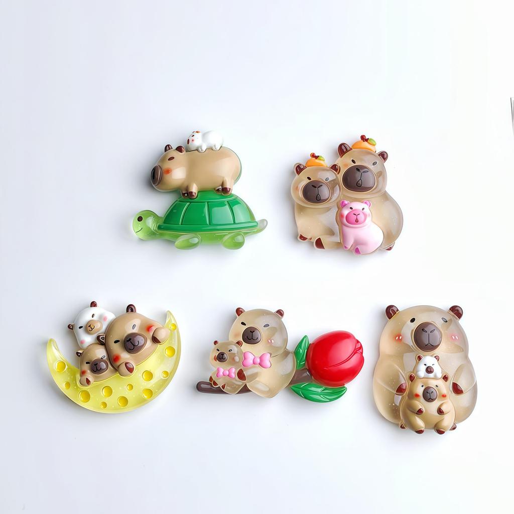 Large Glossy Turtle Resin Accessories: DIY Phone Case, Hair Clip, Fridge Sticker, Keychain, Pendant