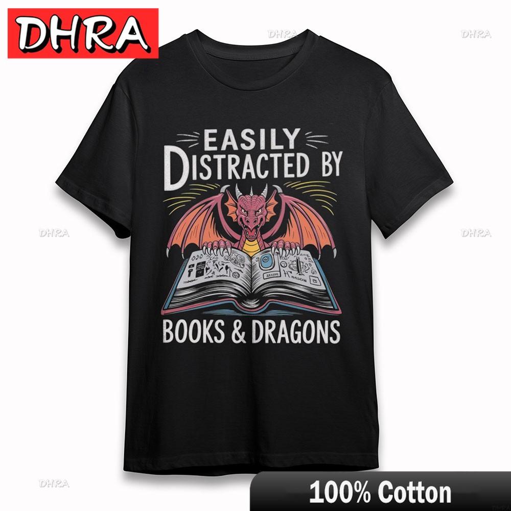 

Womens Soft Fashion TShirt Dragon Book Graphic Tee Short Oversize Cotton Black Urban Cool Unique Clothing Tees Women Austria 3XL