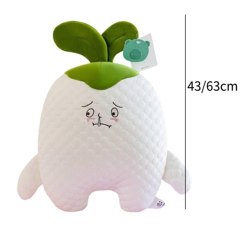 Adorable Plush Dolphin Pillow Ice Silk Fabric Stuffed Toy For Summer Comfort Fat,43cm/16.93in