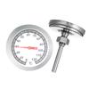 0-120 Degrees Celsius Pizza Oven Thermometer Stainless Steel Outdoor Indoor Grill Barbecue Stove Thermograph Food Cooking