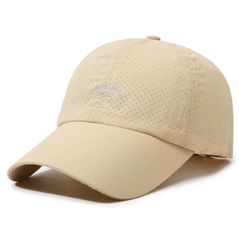Summer new quick-drying breathable baseball cap men's and women's outdoor sunscreen shading cap sports fishing mountaineering cap