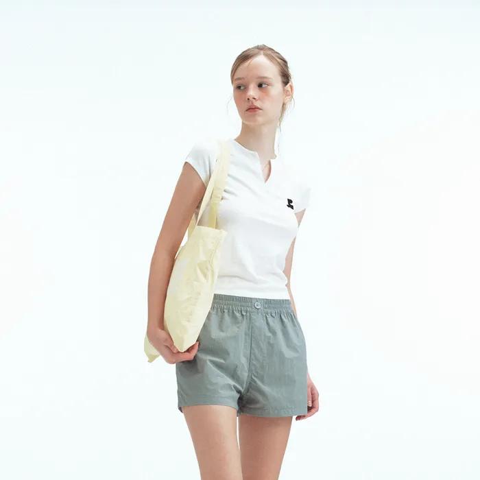 NYLON SHOULDER BAG (YELLOW)