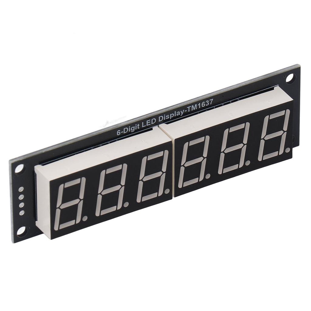 0,56 Zoll 6-stellige 7-Segment-Anzeigemodul TM1637 Treiber LED Digitalröhrenmodul 5V 2Pin IO