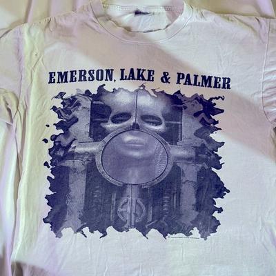 Emerson Lake and Palmer 1992 Tour Weiß Unisex S-5XL T-Shirt TA306 Unisex T-Shirt