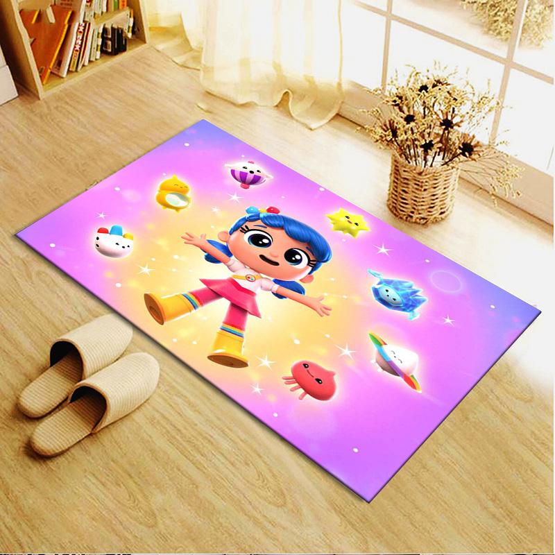 Wahre und das Regenbogenkönigreich Teppich für Wohnzimmer Schlafzimmer Zuhause Sofa Dekoration, Kinder spielen Rutschfeste Bodenmatte