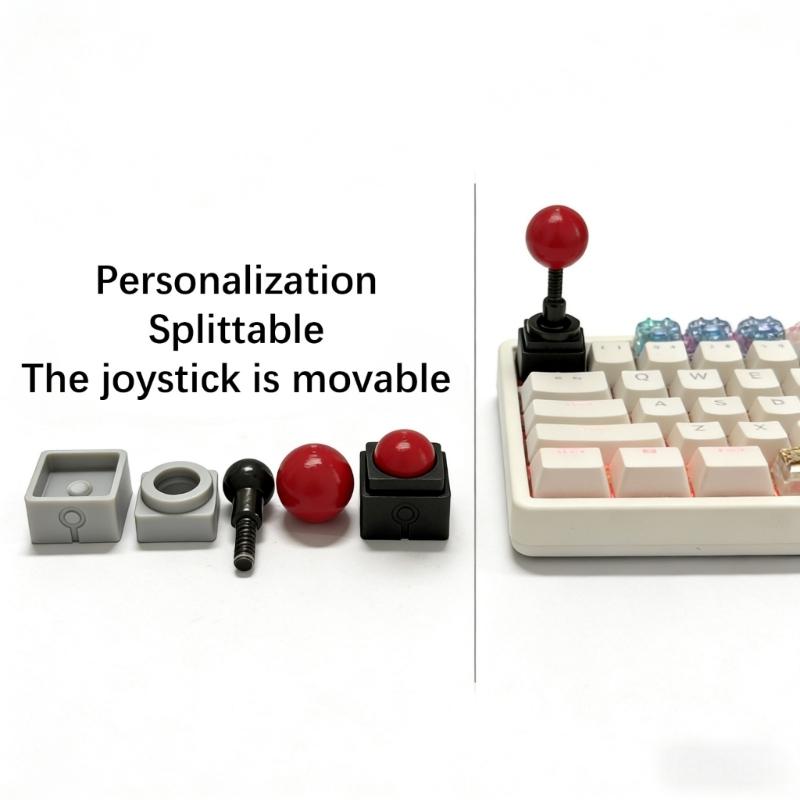 Unique 3D Resin Joystick Keycap For Crosses Stem Mechanical Keyboards For Gamers And Typists