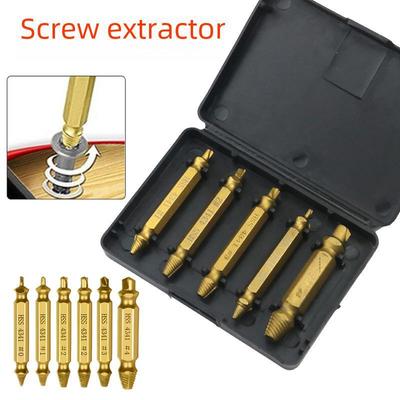 Doppelseitiges Schraubenextraktor-Set mit rutschfestem Griff