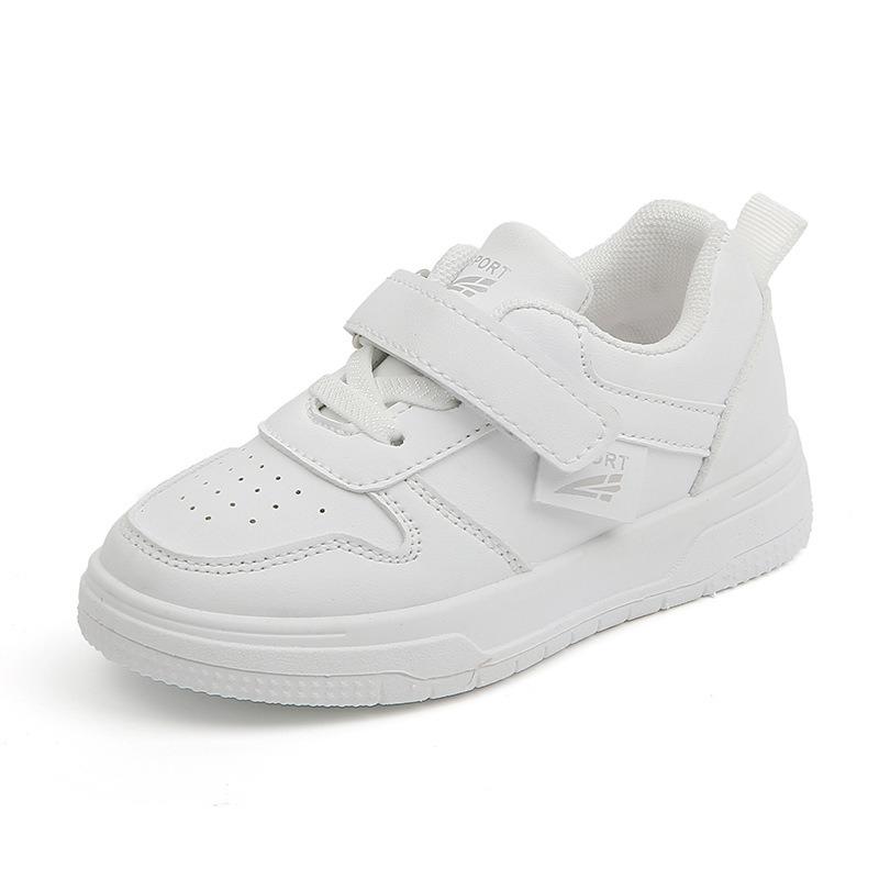Children's White Sneakers - New Spring/Autumn Collection, Breathable Casual Skate Shoes for Boys and Girls, Soft-Soled Shoes for Toddlers