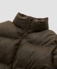 Pealp Vintage Faux Leather Padded Jacket 28(Brown)
