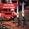 10 Inch Stainless Steel Tailor Shears for Fabric Leather Cutting Professional Sewing Craft DIY Apparel Making Tool Accessory