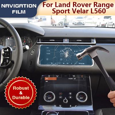 Land Rover Range Sport için Velar L560 ~ Araba GPS Navigasyon Koruyucu Film Merkezi Konsol İç TPU Mükemmel Uyum