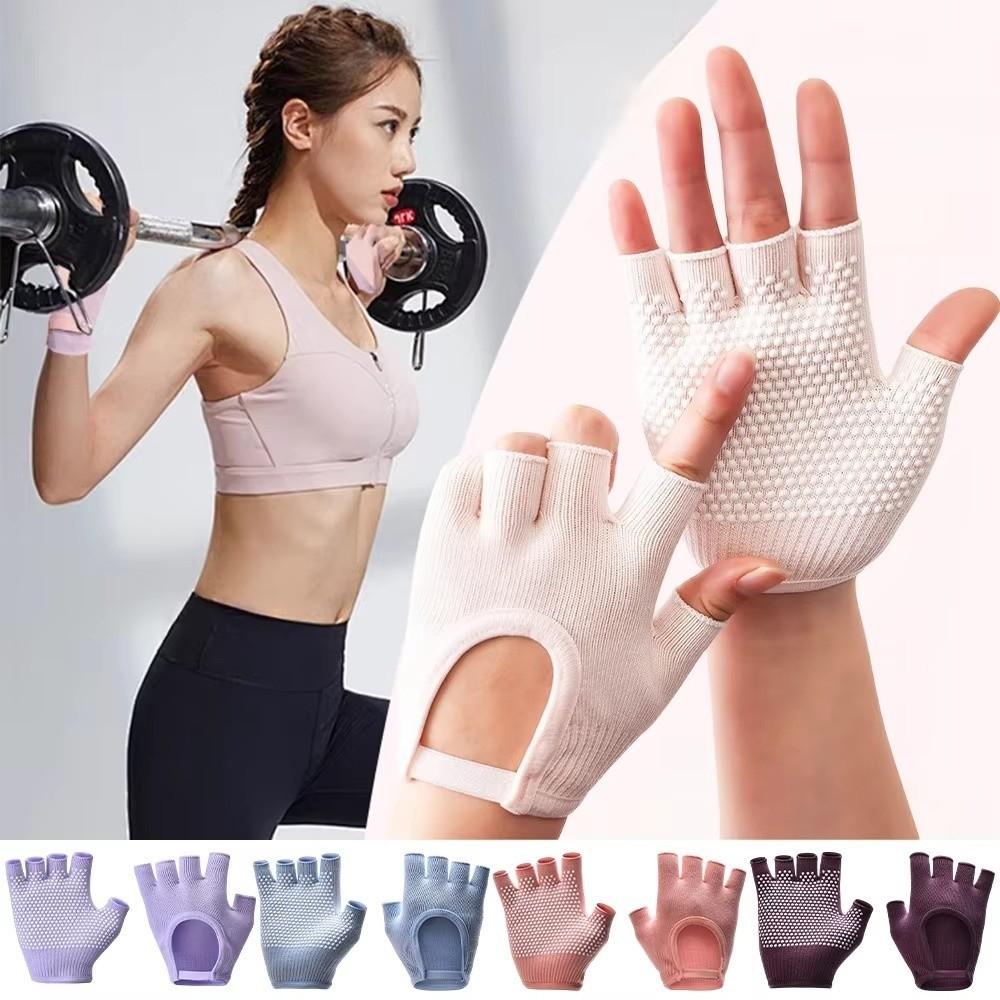 Antislip Pilates Gloves Warm Gym Fitness Gloves Windproof Sport Riding Mittens Fitness Accessory