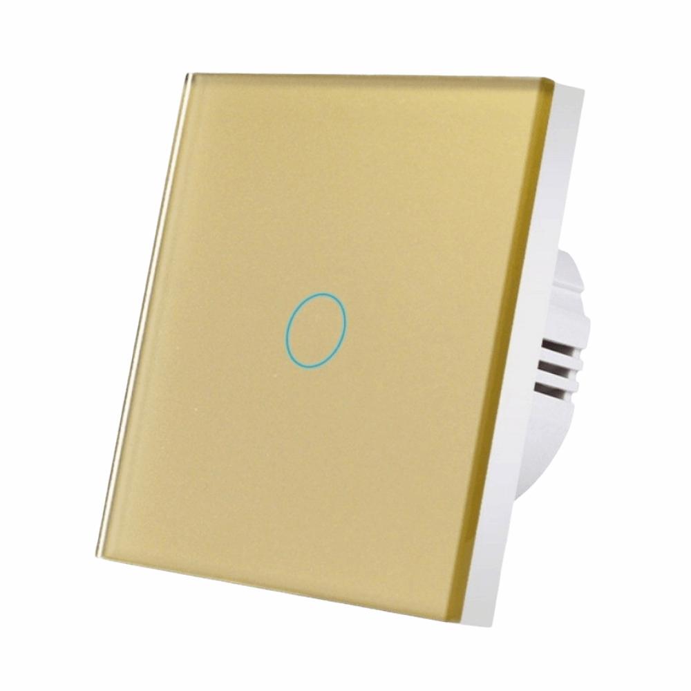 1/2/3 Gang Wall Light Switch Glass Panel Smart Switch Touch Sensor Switch Lighting Control