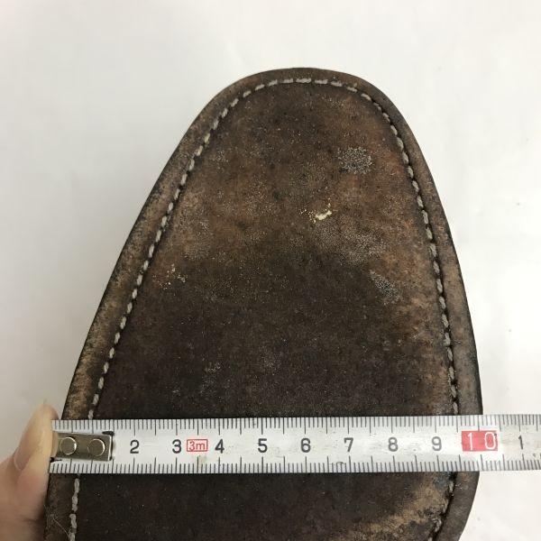 Florsheim Vintage U-tip Shoes 10D 27.5 Black Goodyear welt(USED)