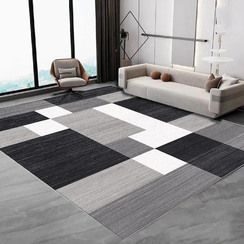 Nordic Carpet Living Room Sofa Coffee Table Mat Modern Simple Luxury Mats Bedroom Bedside Blanket Full Carpet Home Decoration