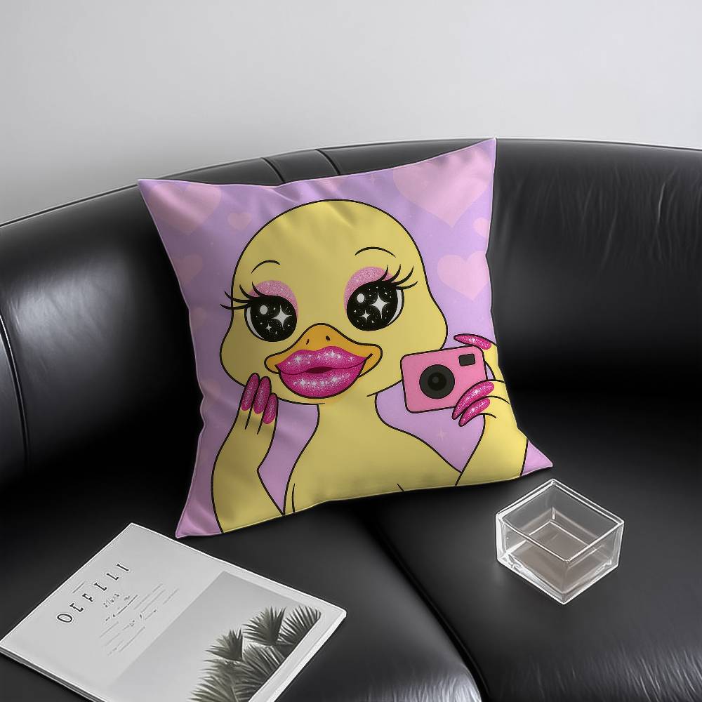 

Cute Animals Pillow Case Anti-dustmite Invisible zipper Sofa Bed 12x12Inch