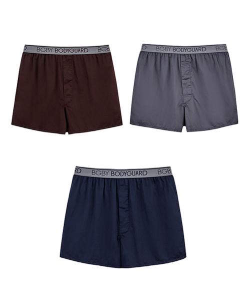 

[Bodyguard] Хлопковые боксеры, 80 шт., смешанный набор из 3 штук [Отправка из Кореи] 100% Оригинал 95