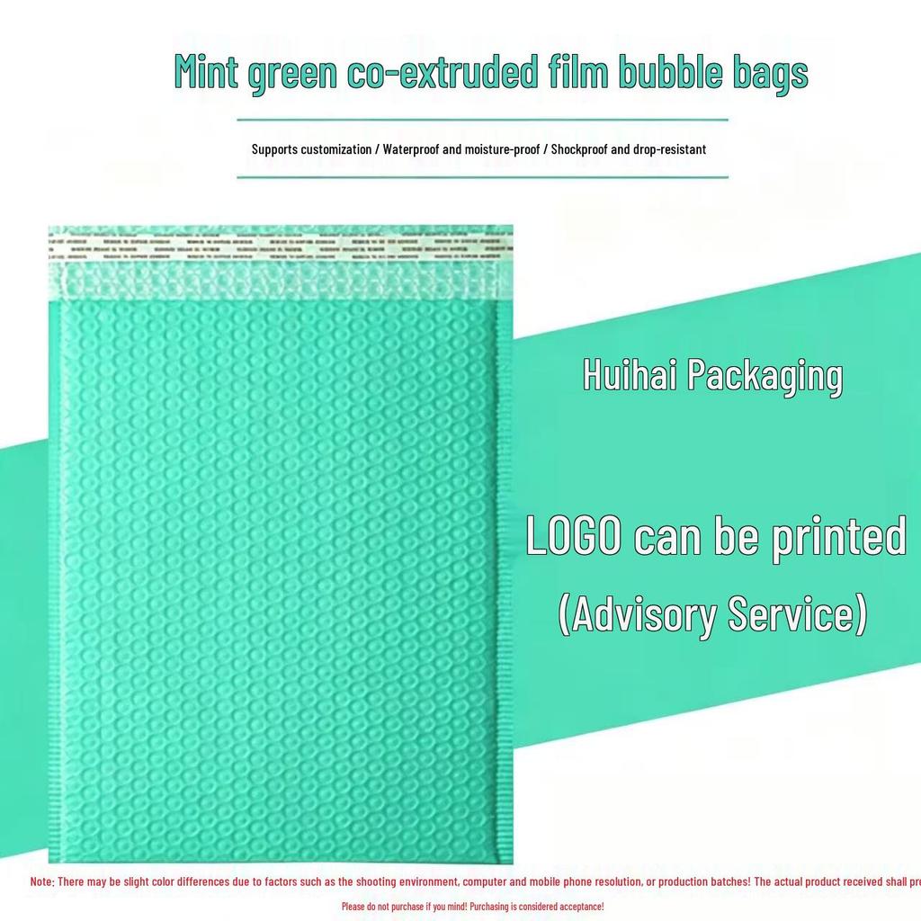 Pink & Black Shockproof Bubble Bags - Custom Printable Self-Adhesive Packaging