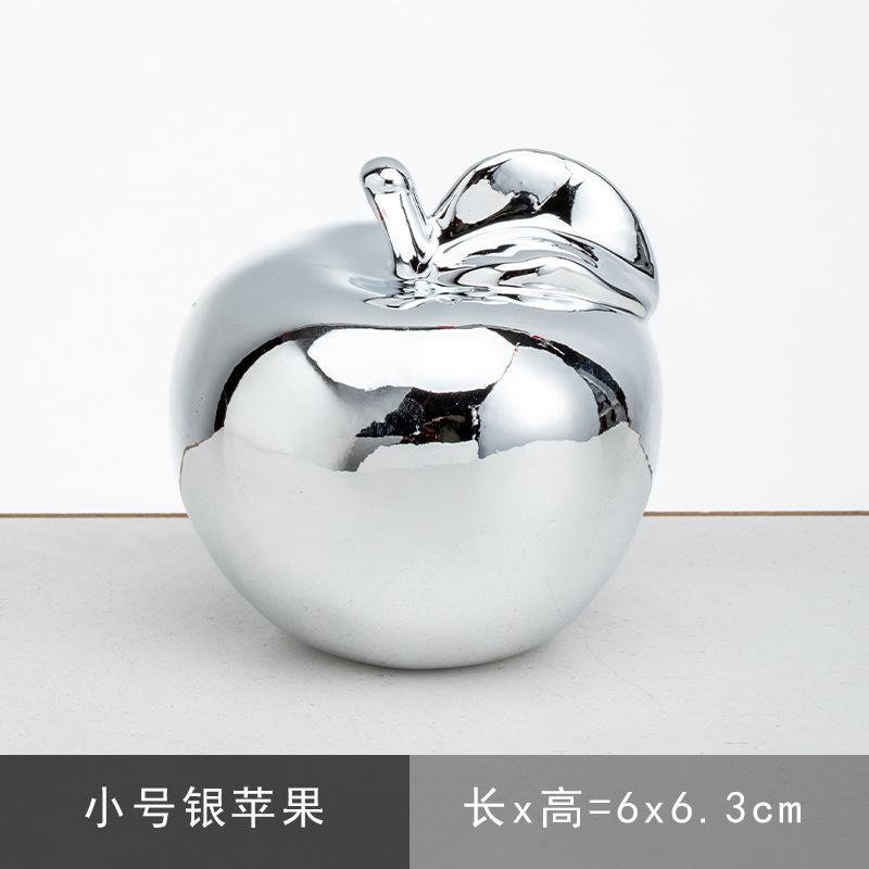 Apple Home European White Porcelain Home Decoration Creative Living Room Study Christmas Apple Foyer Decor Crafts