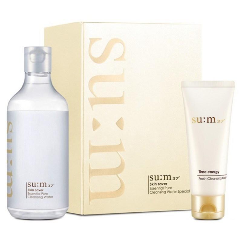 Su:m37 Skin Saver Essential Pure Cleansing Water 400ml + Cleansing Foam 100ml, 1 pcs